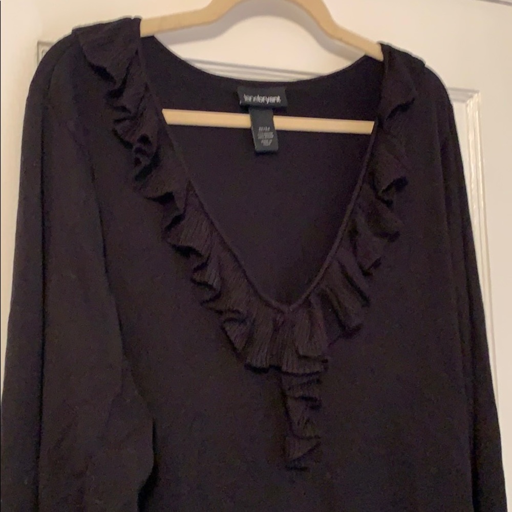 Lane Bryant Ruffle Sweater - 22/24 (3X)